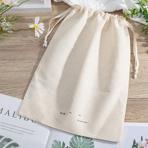 Custom cotton shoe dust bags with logo